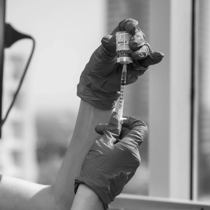 Preparing a Xeomin injection